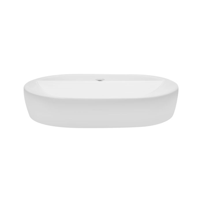 Раковина Qtap Scorpio 610x400x120 White с донным клапаном QT14112203W