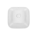 Раковина-чаша Qtap Scorpio 350х390х120 White с донным клапаном QT14112241W