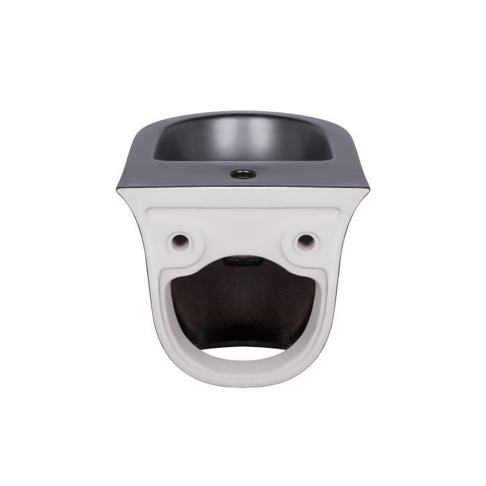 Биде подвесное Qtap Virgo 485х345х365 Matt black QT1855051FMB