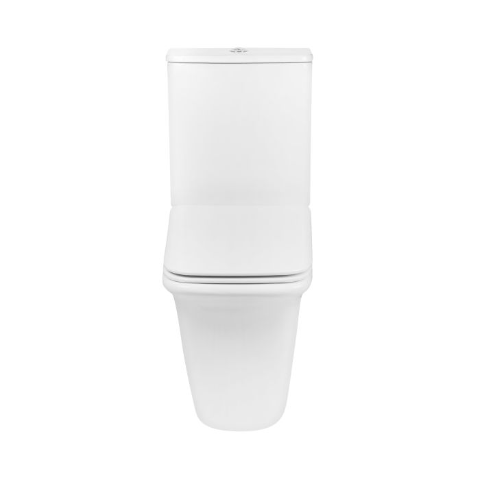 Унитаз-компакт Qtap Kalao безобедочный с сиденьем Soft-close QT08221213AW