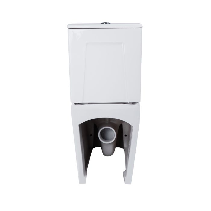 Унитаз-компакт Qtap Nando безобедочный с сиденьем Soft-close QT12221222AW