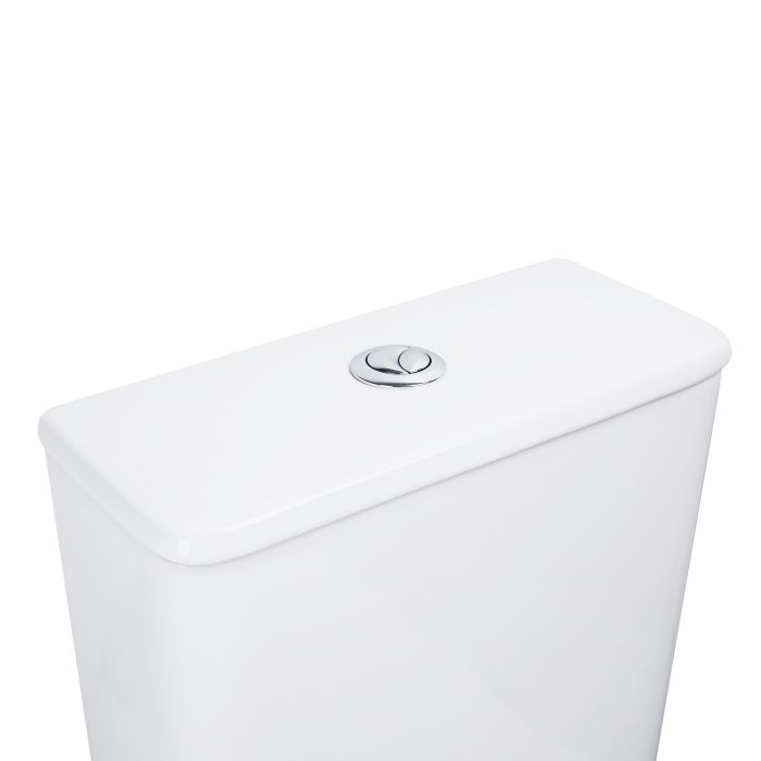 Унитаз-компакт Qtap Nando безобедочный с сиденьем Soft-close QT12221222AW