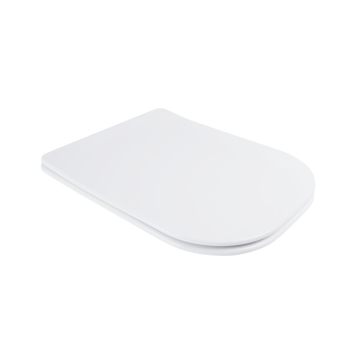 Унитаз-компакт Qtap Nando безобедочный с сиденьем Soft-close QT12221222AW