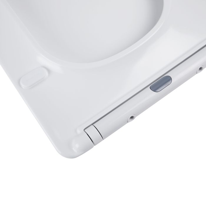Унитаз-компакт Qtap Nando безобедочный с сиденьем Soft-close QT12221222AW