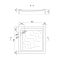 Душовий піддон Lidz Mazur ST90x90x16