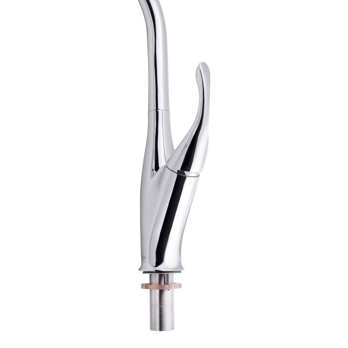 Смеситель для кухни Qtap Swan 9168103UN с выдвижным изливом