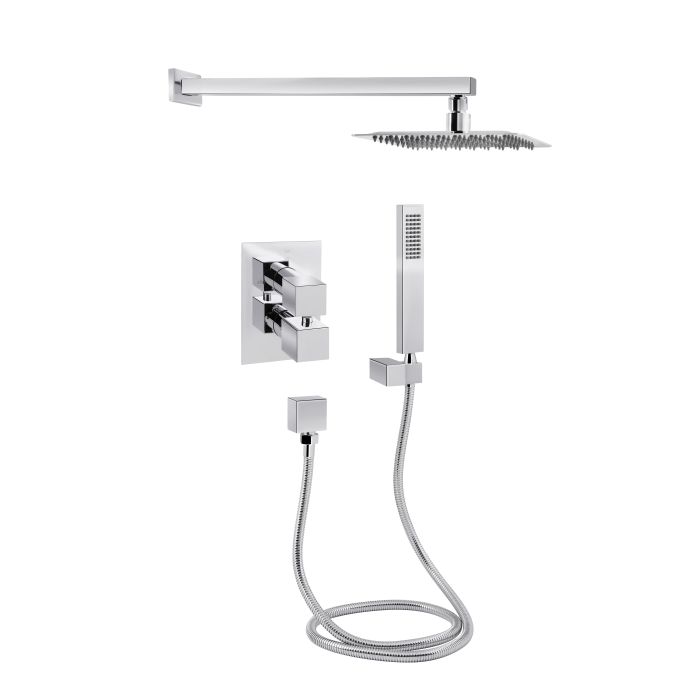 Душевая система скрытого монтажа с термостатом Qtap Aqauarius 65T103NGC