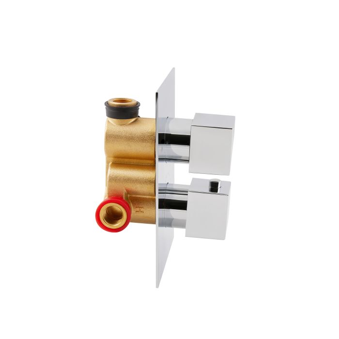Душевая система скрытого монтажа с термостатом Qtap Aqauarius 65T103NGC