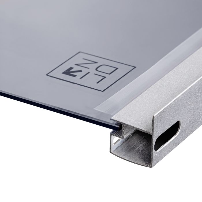 Душевая кабина Lidz Latwa SC90x90.SAT.HIGH.GR, стекло тонированное 4 мм без поддона