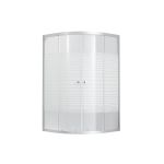 Душевая кабина Lidz Wieza SC80x80.SAT.LOW.L, стекло Linie 4 мм без поддона