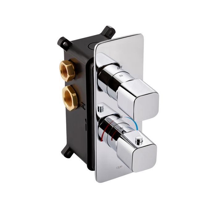 Душевая система скрытого монтажа с термостатом Qtap Votice QT65T105NGCSET