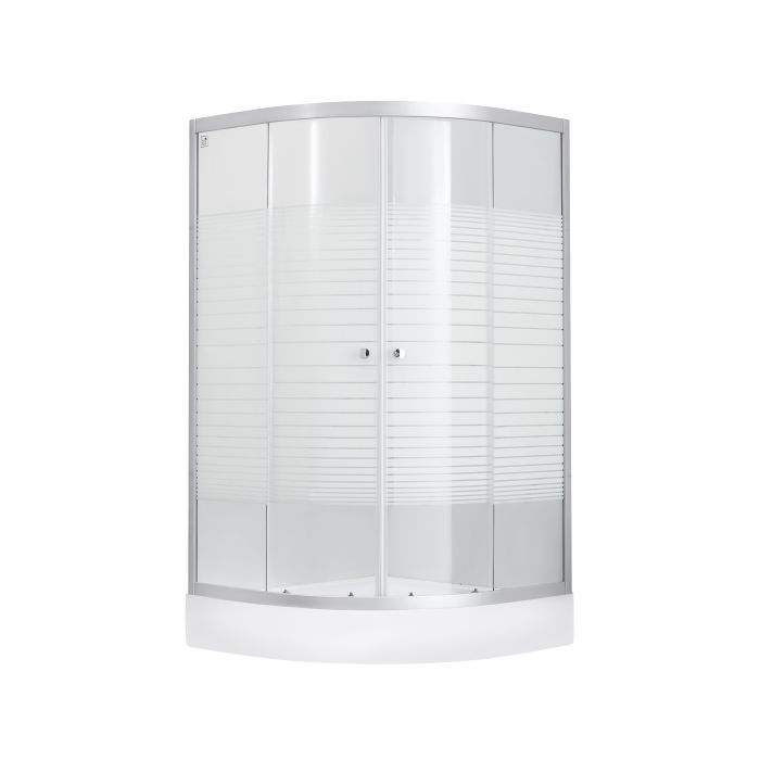 Душевая кабина Lidz Wieza SC90x90.SAT.LOW.L, стекло Linie 4 мм + поддон Kupala