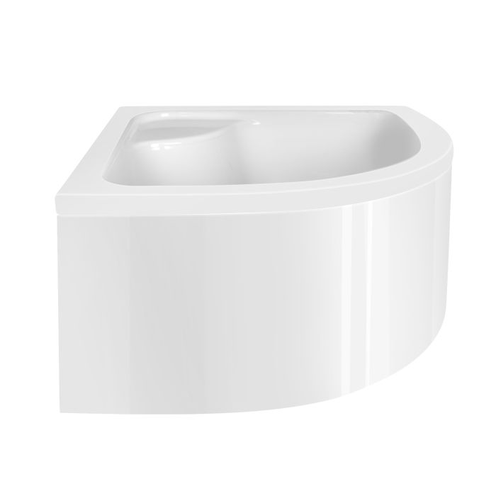 Душевая кабина Lidz Wieza SC80x80.SAT.HIGH.L, стекло Linie 4 мм + поддон с панелью Kupala