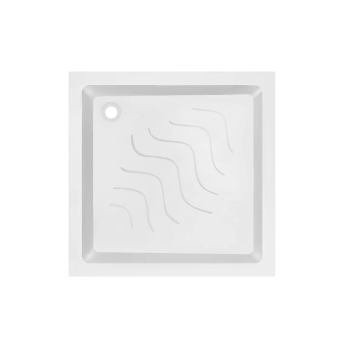 Душевая кабина Lidz Wawel SC80x80.SAT.LOW.GR, стекло тонированное 4 мм + поддон Mazur