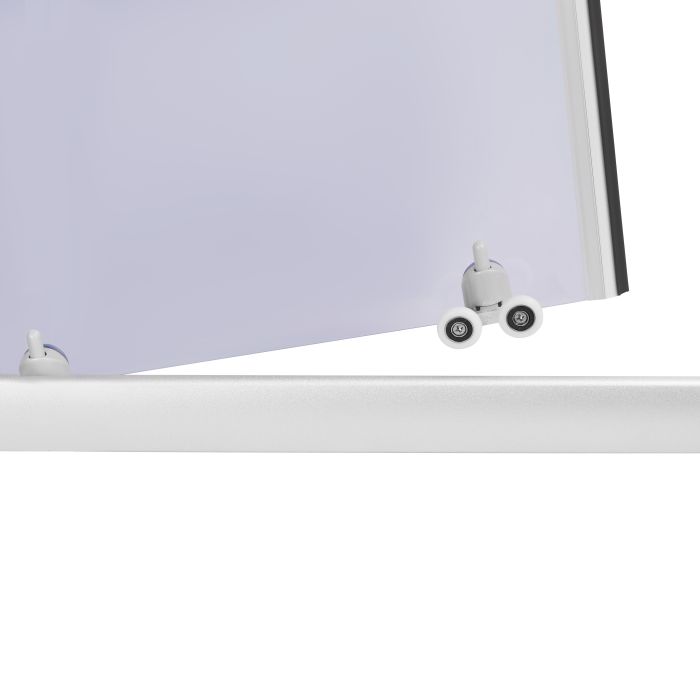 Душевая кабина Lidz Wawel SC80x80.SAT.LOW.GR, стекло тонированное 4 мм + поддон Mazur