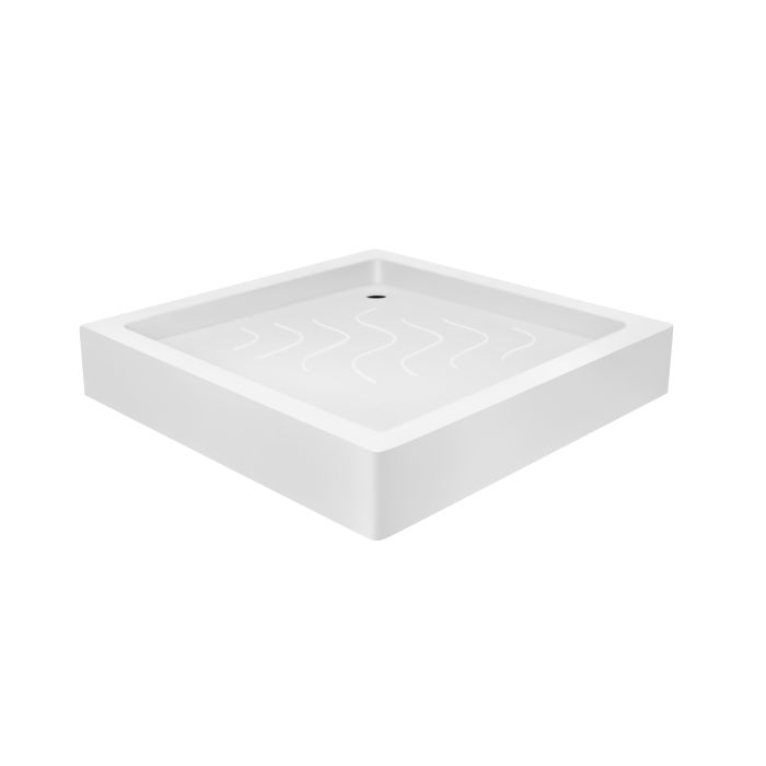 Душевая кабина Lidz Wawel SC80x80.SAT.LOW.FR, стекло Frost 4 мм + поддон Mazur