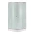 Душова кабіна Lidz Latwa SC90x90.SAT.LOW.FR, скло Frost 4 мм + піддон Kupala