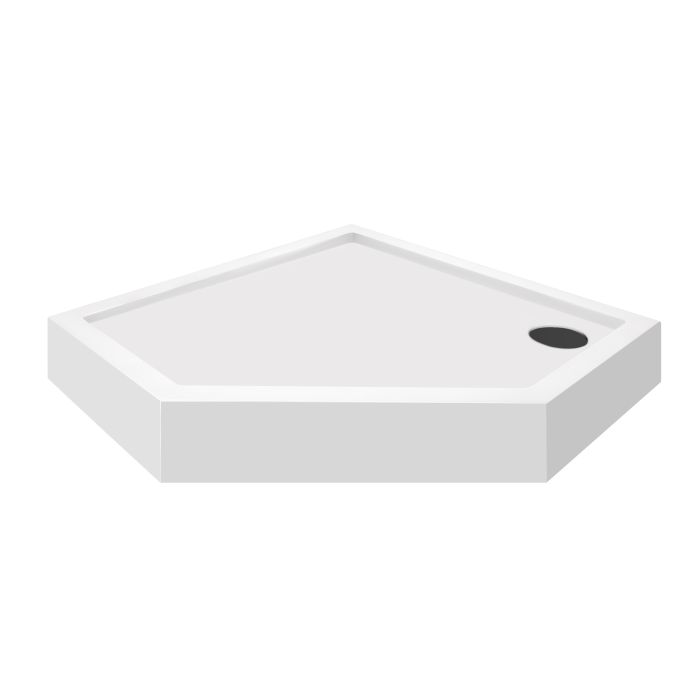 Душевая кабина Lidz Dozorca SC90x90.CRM.LOW.TR, стекло прозрачное 6 мм + поддон Diament