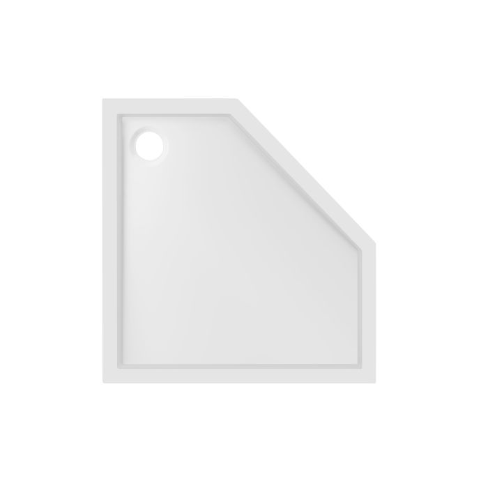 Душевая кабина Lidz Dozorca SC90x90.CRM.LOW.TR, стекло прозрачное 6 мм + поддон Diament