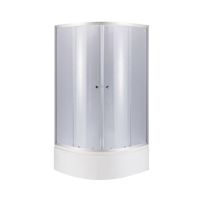 Душевая кабина Lidz Latwa SC80x80.SAT.HIGH.GR, стекло тонированное 4 мм + поддон с панелью Kupala