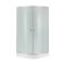 Душевая кабина Lidz Latwa SC80x80.SAT.LOW.FR, стекло Frost 4 мм + поддон Kupala