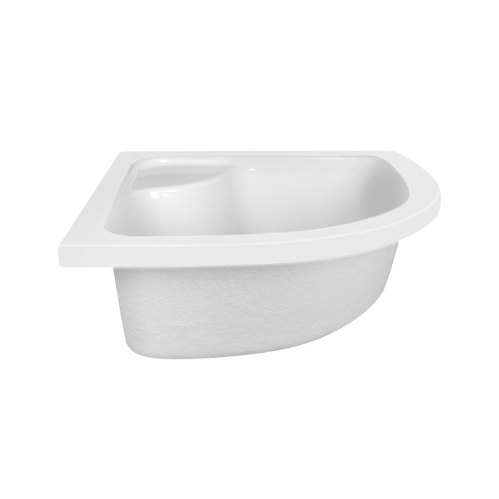 Душевая кабина Lidz Latwa SC90x90.SAT.HIGH.GR, стекло тонированное 4 мм + поддон с панелью Kupala