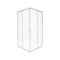 Душова кабіна Qtap Presto New CRM1088SC5 1900х800х800 мм, скло Clear, без піддона
