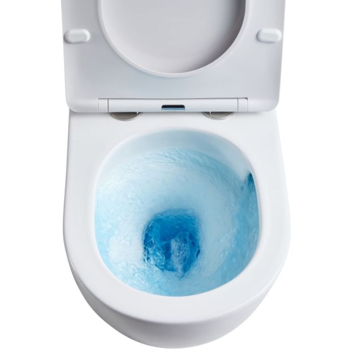 Унитаз подвесной Qtap Robin Mew безобедочный с сиденьем Soft-close QT1333046EUQW