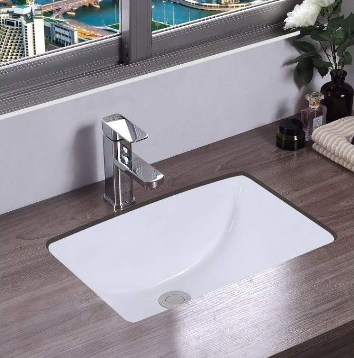 Раковина врезная Rea Adela 460х330х190 белый