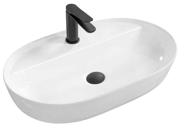 Раковина накладна Rea Aura 605х405х135 білий