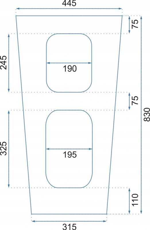 Раковина підлоговий Rea Daria 440х380х840 білий, мармур