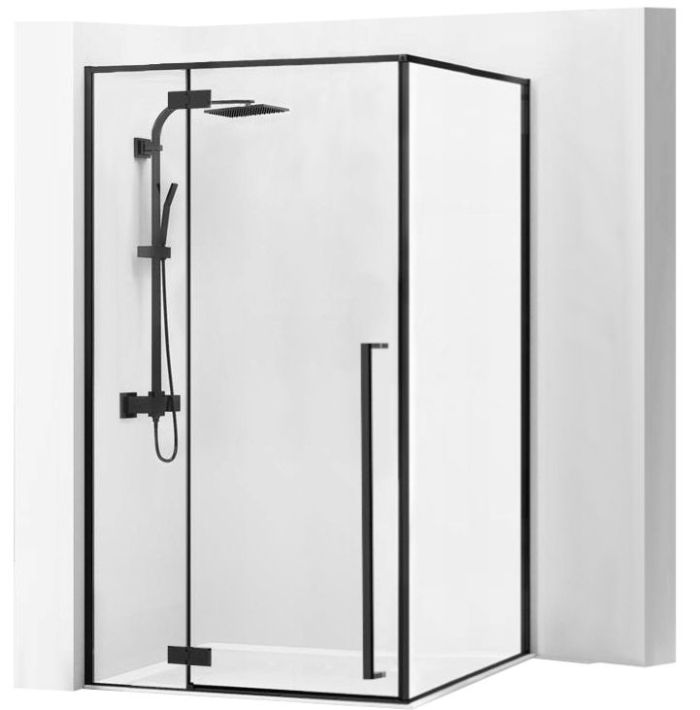Душевая кабина Rea Fargo 90x120 R/L черный матовый