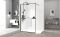 Душевая стенка-перегородка Rea Bler 90 черный + полка Evo