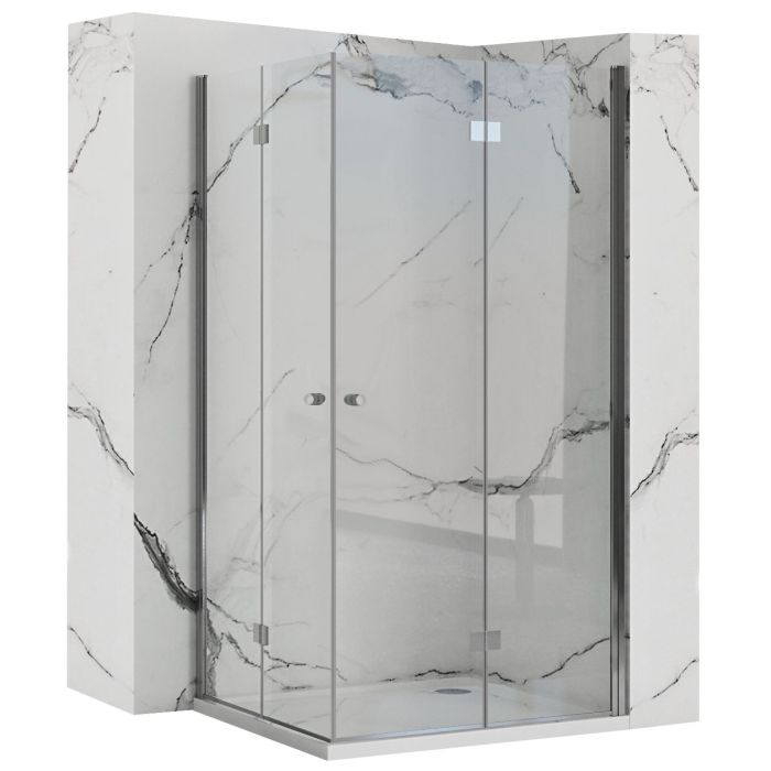 Душевая кабина Rea Fold N2 90х100 R/L хром