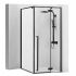 Душова кабіна Rea Fargo 90x90 R/L чорний матовий