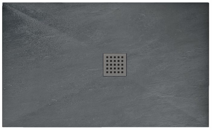Душевой поддон Rea Rock 80x120x3,5 серый