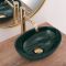 Раковина накладна Rea Sofia 340х270х130 зелений