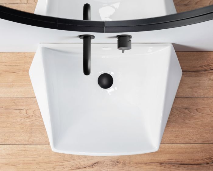Раковина накладная Rea Lucy 595х415х150 белый