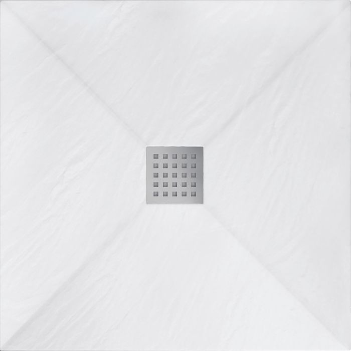 Душевой поддон Rea Rock 90x90х3,5 белый