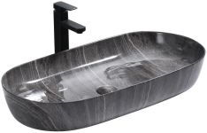 Раковина накладная Rea Cleo 810х410х135 черный