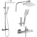 Душевая система с термостатом Rea Tom хром