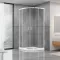 Душова кабіна Dusel А-511, 100х100х190, двері розсувні, скло прозоре