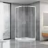 Душевая кабина Dusel А-511, 80х80х190, дверь раздвижная, стекло прозрачное