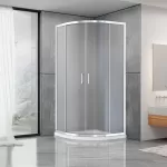 Душова кабіна Dusel А-511, 80х80х190, двері розсувні, матове скло