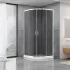 Душова кабіна Dusel А-511, 90х90х190, двері розсувні, тоноване скло