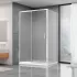 Душова кабіна Dusel А-515, 120х90х190, двері розсувні, матове скло