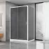 Душова кабіна Dusel А-515, 120х80х190, двері розсувні, тоноване скло