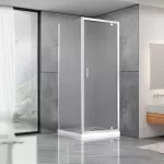 Душевая кабина Dusel А-516, 90х90х190, дверь распашная, матовое стекло