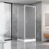Душевая кабина Dusel А-516, 90х90х190, дверь распашная, матовое стекло