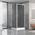 Душова кабіна Dusel А-516, 100х100х190, двері розпашні, тоноване скло